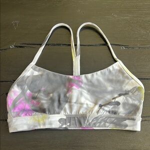 Lululemon flow y bra throwback unicorn print 8